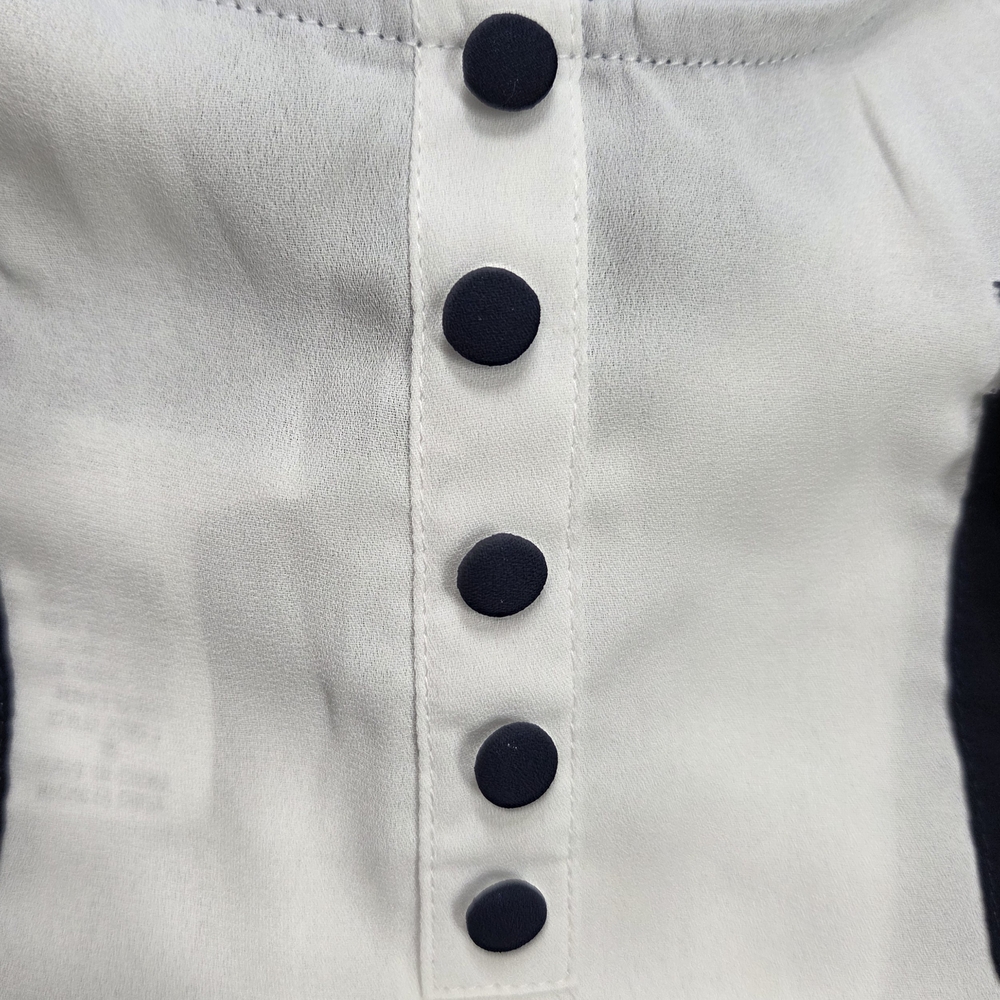 Esley Monochrome Asymmetrical Tank Top Womens S Classy Crisp - Picture 5 of 6